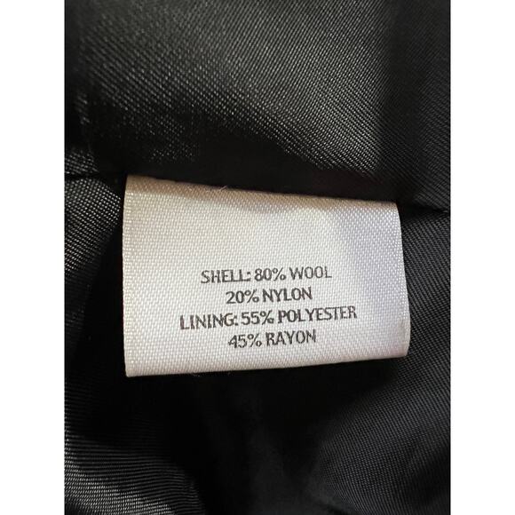 Eileen Fisher Wool Coat Womens Small 6 8 Hooded Midi Thigh Length Minimal Warm - Picture 11 of 11